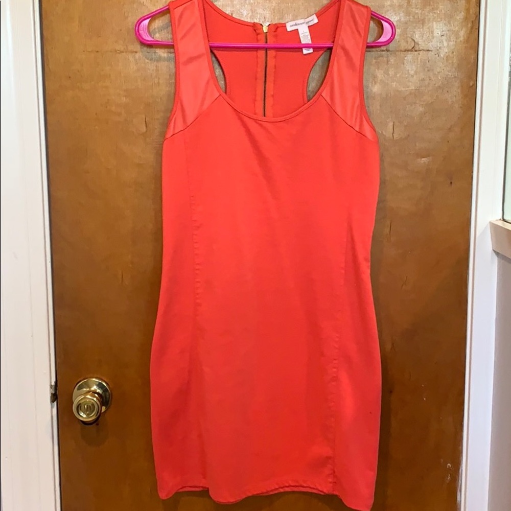 Coral dress